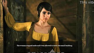 Curvy teen plays hot sex simulation in 3D cartoon world with bdsm elements.