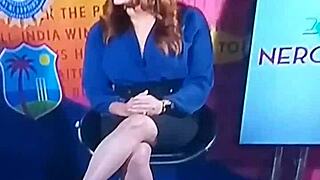 hot indian tv anchor spices up cricket show