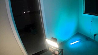 brunette couple explores monster cock in bed with blowjob and cowgirl