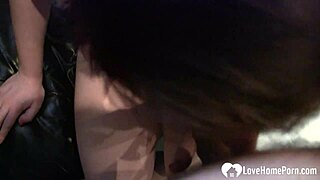 Caught her watching porn, so she sucked me off right there!