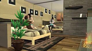 horny married wife meets stud in 3d hentai simlish dzire episode 3