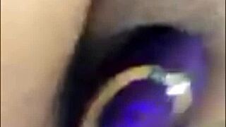 latina masturbates with toys and squirts pussy juice