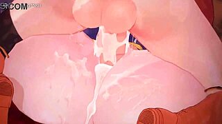 Megumin fucks Aqua's big ass.