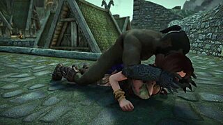 skyrim darkest desires in 3d roleplay with ysolda getting rough anal