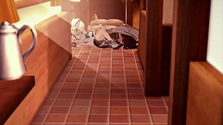 angelic barbara from genshin impact in hentai adventure