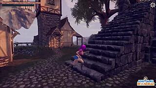 In EP5, the cute futanari EMISSARY gets her HUGE shaved PUSSY eaten in a sexy GANG BANG game.