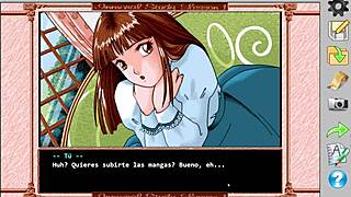 Full retro visual novel experience with Japanese game