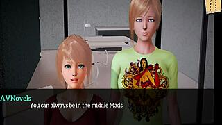 Blonde ass in 3D hentai family fun