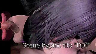 double blowjob in 3d anime hentai style