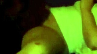 Young girl's webcam show becomes a hot lesbian scene with dildo and licking