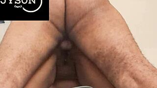 homemade chubby couple in intimate moments