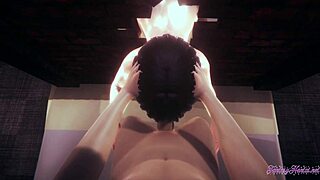 火影忍者3D后宫 - 雏田吸吮并被墙后猛干！