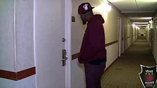 Sara Lace finally gets to taste Rome's big black cock in this hot scene.