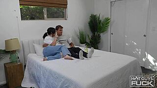 RAW AND UNCUT action with surfer bro Carter Smith BENDING OVER Luna Lopez.