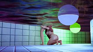 honoka in steamy lesbian scene with licking and fucking