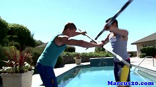 why is that jock getting assfucked outdoors?