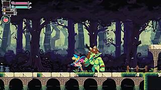 femdom creampie in the forest 😈