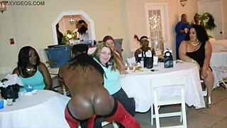 A Caribbean stripper from Jamaica gives a special treat to the women in their prime