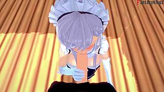 Belfast invites me to lunch in Azur Lane POV