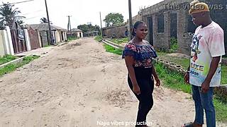 Meeting a guy on the street leads to outdoor fuck with big ass