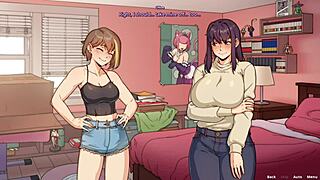 Amy finally rides Chloe's huge futa cock - benefitship 😈