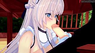 Belfast invites me to lunch in Azur Lane POV