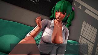 complete gameplay of deviant anomalies part 38 with redhead milf in bathing scene