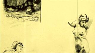 Vintage Erotic Drawings With Retro Cartoon Charm