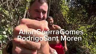 My students help arrange the tatame for training at my farm.