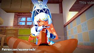 Genshin Impact's Mualani In Uncensored Hentai 3D Cartoon Anime Action