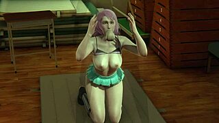 Can Alisa handle this hardcore fucking and blowjob in 3D?