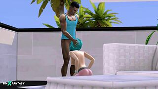 Yuki Behr Trains As Personal Trainer