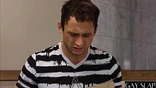 Interracial gay story with muscular European bodybuilder