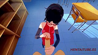 Boku No Hero 3D Hentai - Bakugou Katsuki Bangs Sarada Uzumaki at School