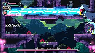 flip witch pixel hentai game ep 12 ghost boss with crushing giant boobs