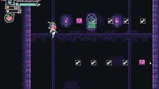 flip witch pixel hentai game ep 12 ghost boss with crushing giant boobs