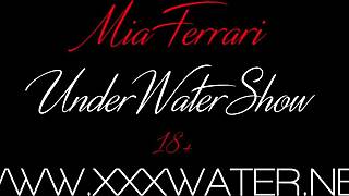 lina mercury and mia ferrari enjoy swimming in the pool.