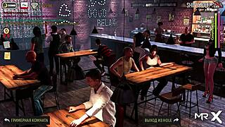 Can you believe she spreads her legs and shows her pussy in this game?