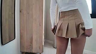 found my stepsister's wet panties and couldn’t resist her huge tits! 💦