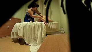 Hotel Couple Caught in Wild Anal Play Session