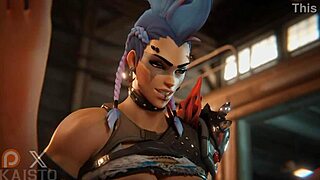 junker queen catches thief and dominates with rough sex