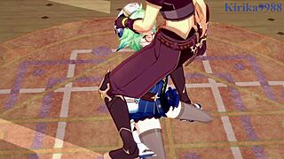 砂糖胡桃和Aether激烈性爱