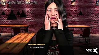 Can you believe she spreads her legs and shows her pussy in this game?