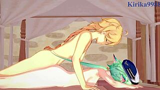 砂糖胡桃和Aether激烈性爱