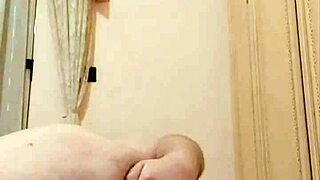 Hey, insane gay anal with inflatable plug and self-fist