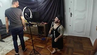 The big-ass anime girl in orgy and behind the scenes