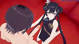 Ryuuge Kisaki and Asagiri Suou in Wild Blue Archive Hentai Sex