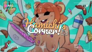 滨路角：毛茸茸动漫肛交内射挑逗？