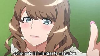 milf onee-chan gives blowjob in ecchi anime