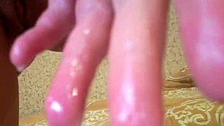 Perfect redhead teen with creamy pussy gets explored in this scene.